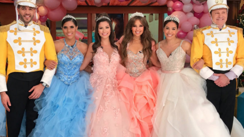 Thalía se viste de “Quinceañera”