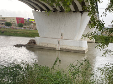 Sube nivel del río Bravo