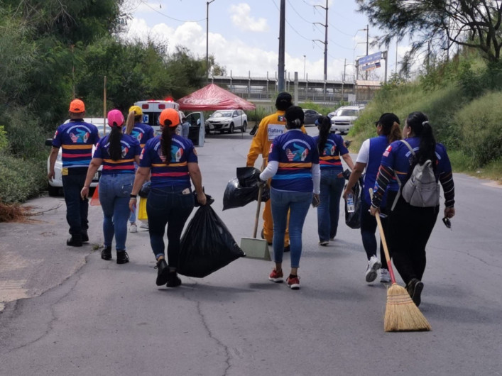 Todo un éxito la Iniciativa de Limpieza Binacional del Rio Bravo implementada por Rotarios de ambos lados de la frontera