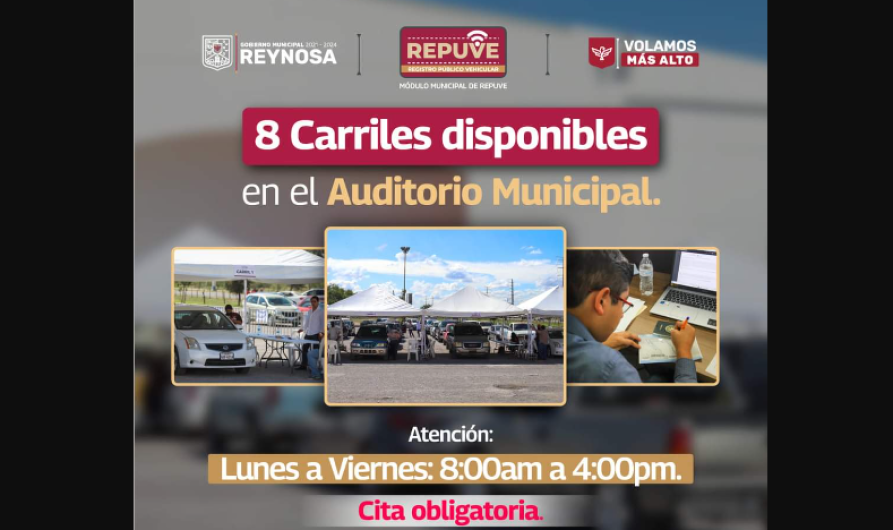 Incrementan a 8 carriles Módulo Repuve