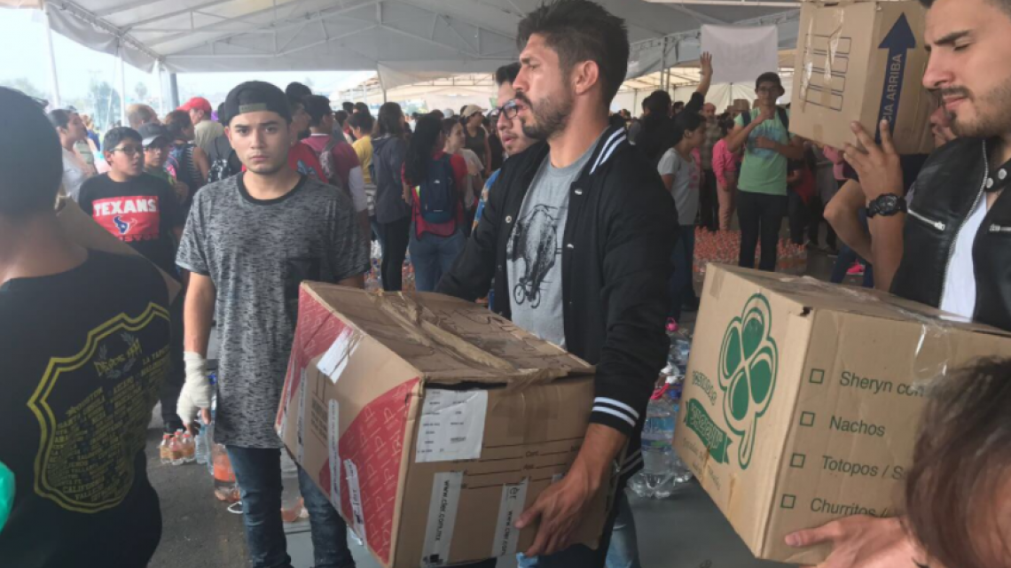 Gremio futbolistico se une en apoyo a afectados