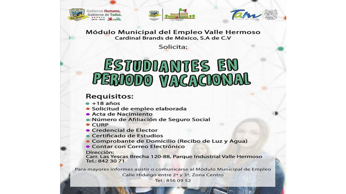 Cardinal Brands da a oportunidades de trabajo a estudiantes