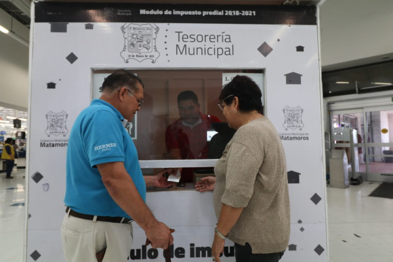 Facilita Gobierno de Matamoros pago del predial con apertura de módulos: Alcalde Mario López