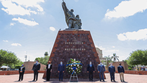 Destaca Gobernador papel de Nuevo Laredo en su 172 aniversario