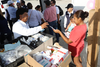  Intensifica Salud estatal atención y servicio en zonas afectadas por inundación en Reynosa