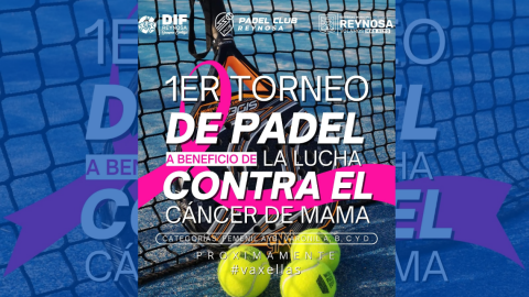 Inicia DIF Reynosa registro para torneo de Pádel 