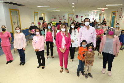 Conmemoran Municipio y DIF Día Internacional de la Lucha Contra el Cáncer de Mama