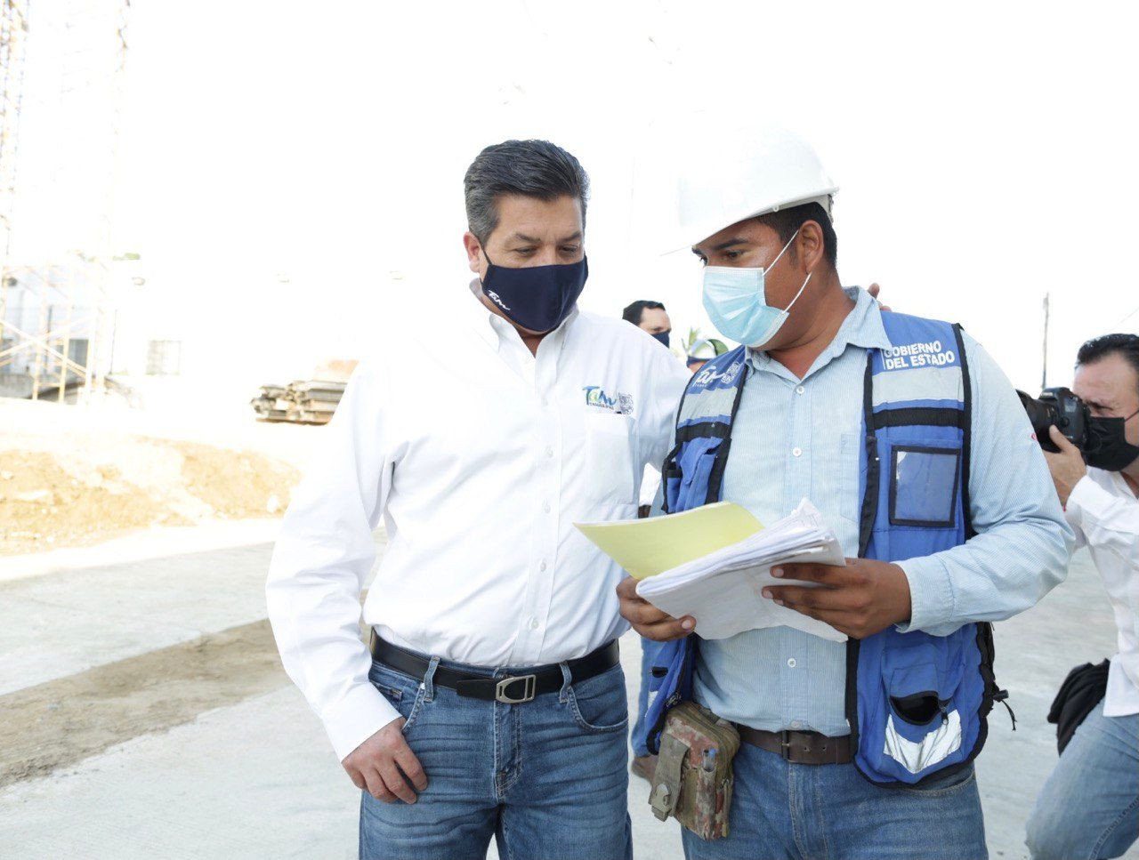 Supervisa Cabeza de Vaca Obras en la Zona Sur; evita entrevistas para no incurrir en delitos electorales