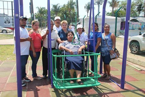 Supervisa DIF Tampico la rehabilitación de juegos incluyentes
