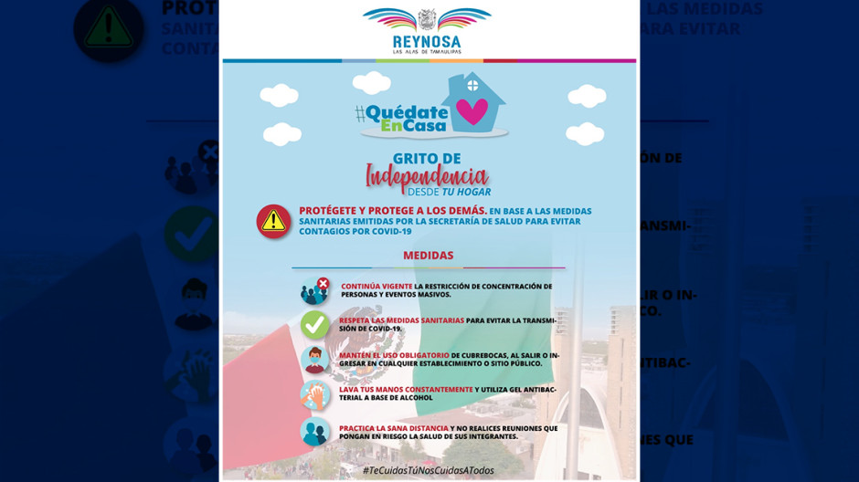 No habrá festejo patrio público en Reynosa