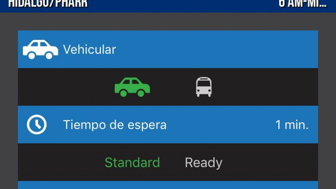 Tiempos de cruce en Puentes Internacionales