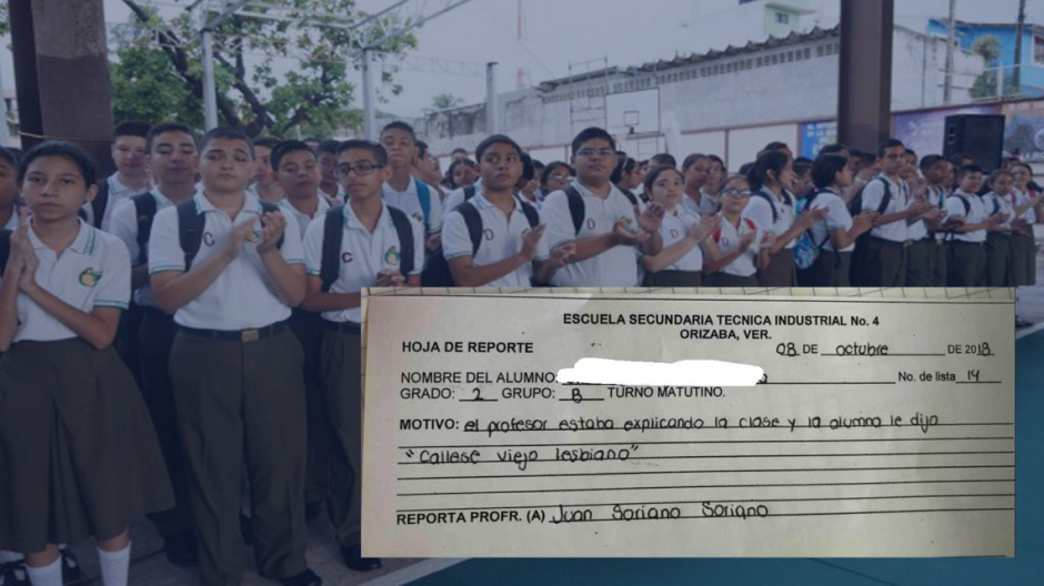 Menor es sancionada decirle a su profesor “cállese viejo lesbiano”