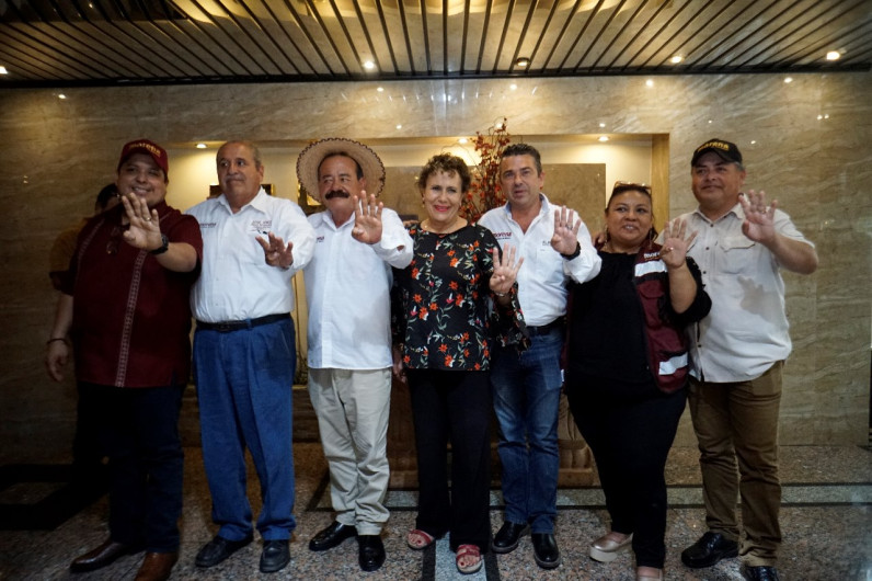 Cuidarán y defenderán morenos de Veracruz el voto en Tamaulipas 