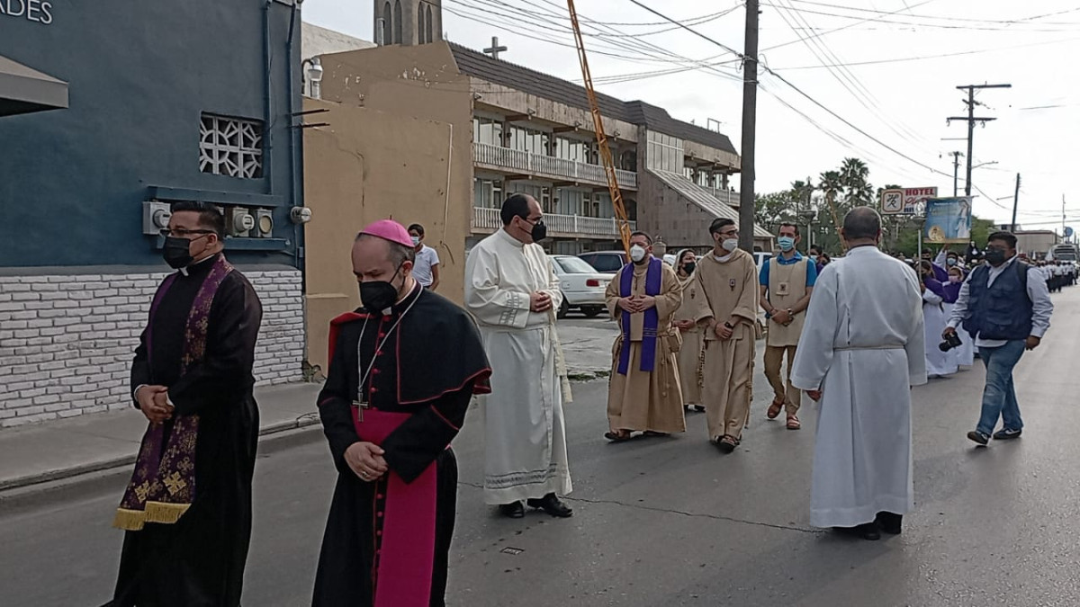Celebran procesión del silencio en Matamoros