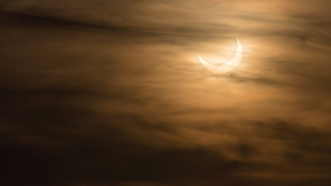 Así se vivió el primer eclipse solar anular del 2021