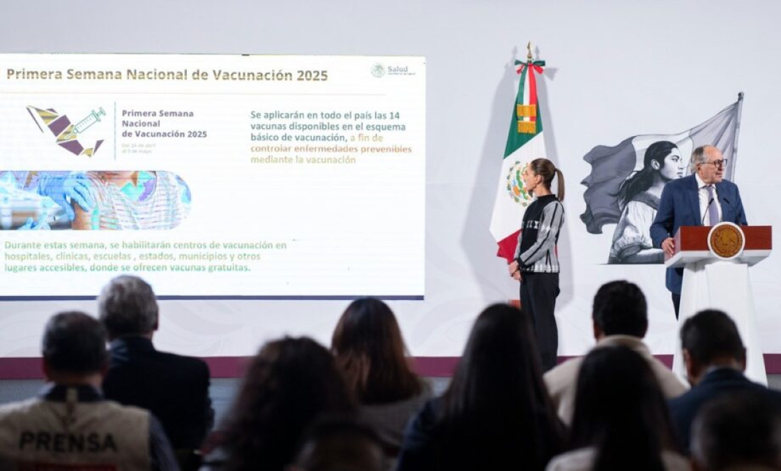 Ssa anuncia Primera Semana Nacional de Vacunación 2025