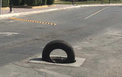 Falta de Seguridad Pública en Matamoros Provoca Robos de Tapas de Alcantarillas 