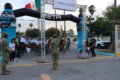Apoyó Gobierno de Reynosa en Rodada Ciclista SEDENA 2025