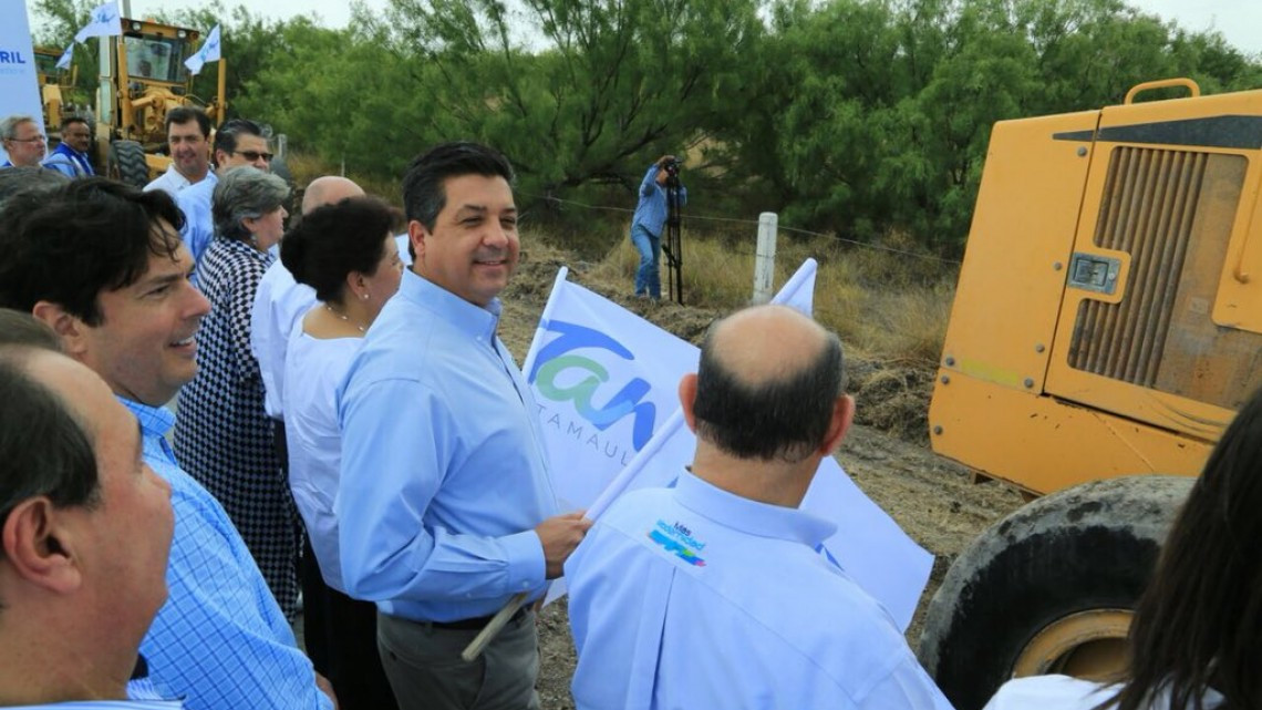 Arranca Gobernador ampliación de puente internacional en Nuevo Laredo