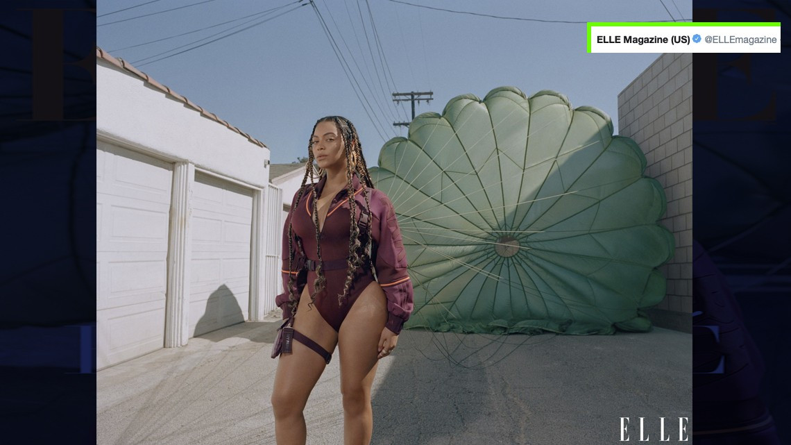 Beyoncé está en la primera portada de la revista ELLE de 2020