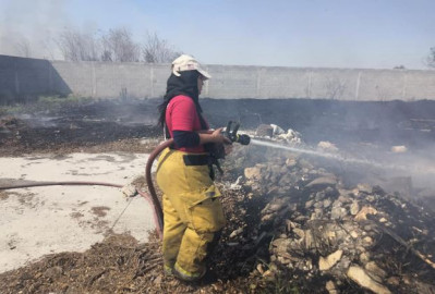 Hasta 10 reportes diarios de incendio de zacatales en Matamoros
