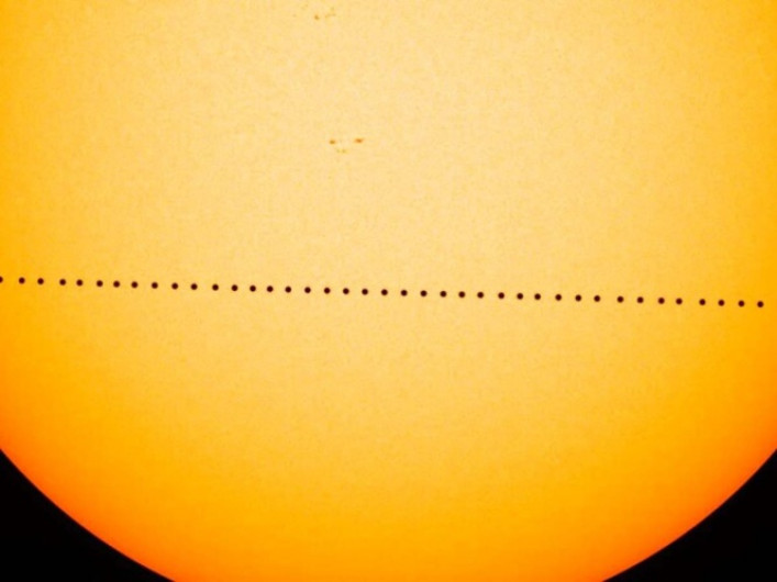 Mercurio frente al Sol, un espectáculo que no puedes perderte