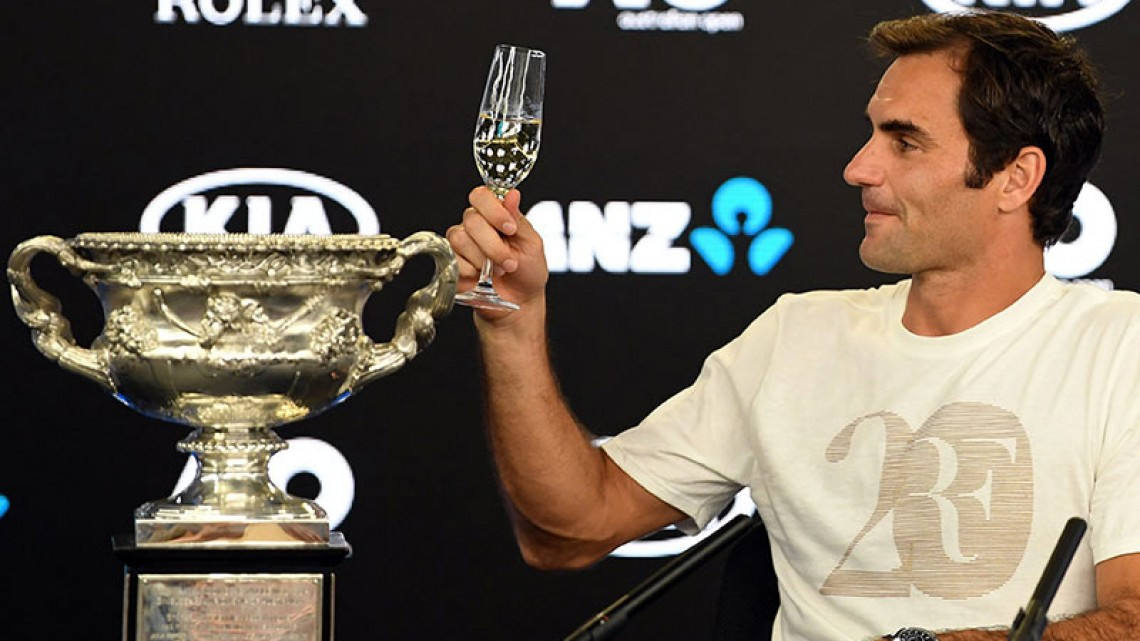 Federer gana por vigésima vez el Gran Slam