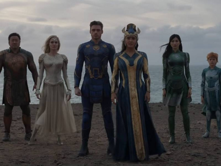 Angelina Jolie y Salma Hayek se unen en tráiler de “Eternals”