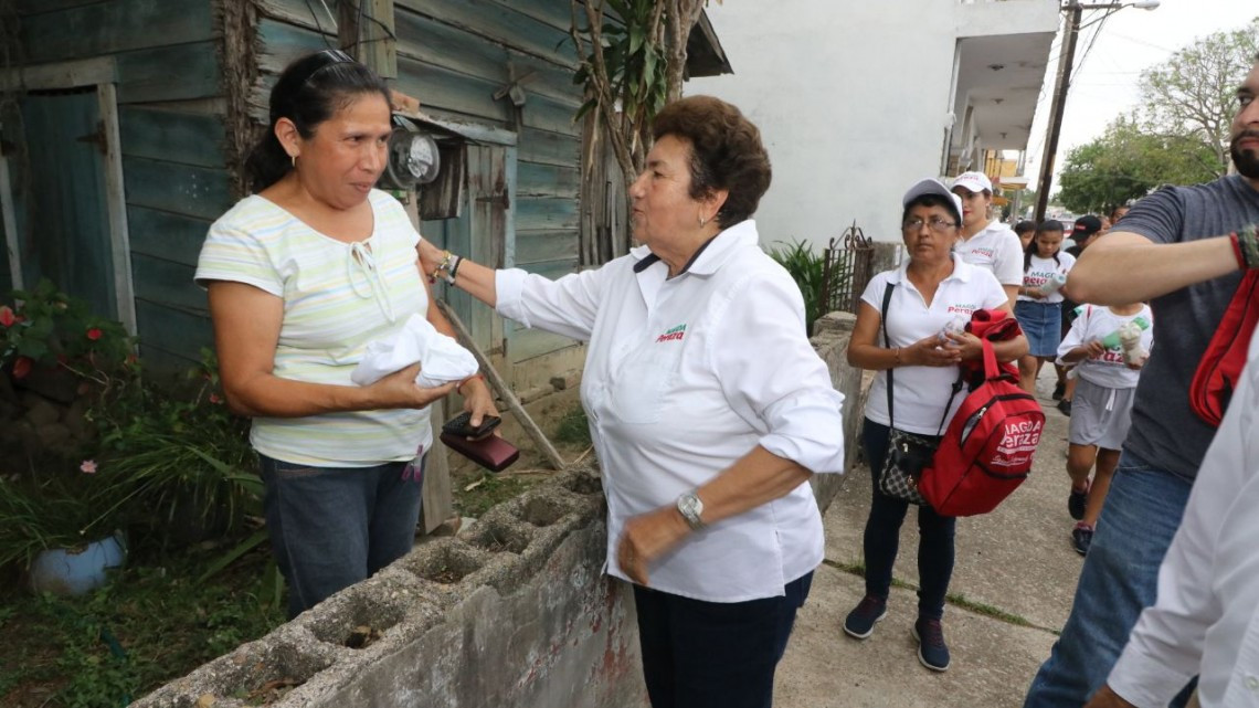 Colonia Lauro Aguirre demuestra su apoyo a Magda Peraza