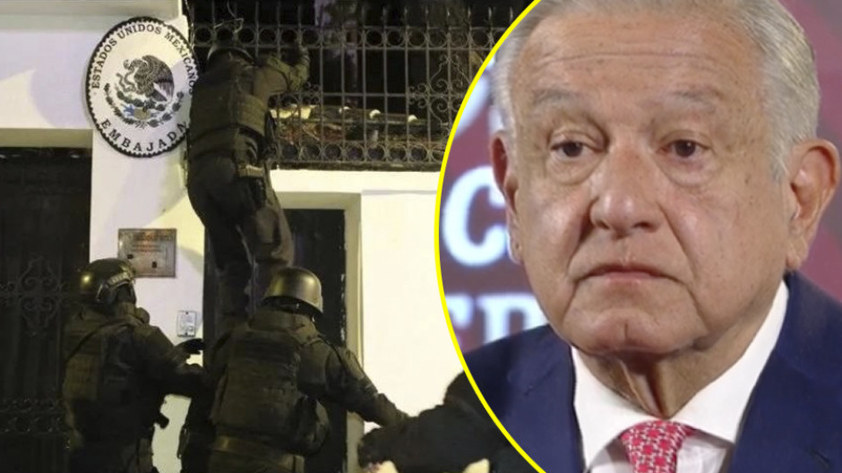 "A México se le respeta", dice AMLO sobre irrupción en embajada