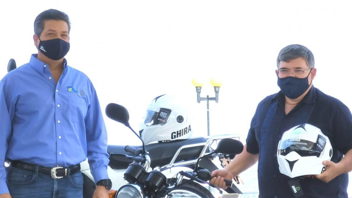 Restauranteros reciben motocicletas dentro del programa directo a domicilio 