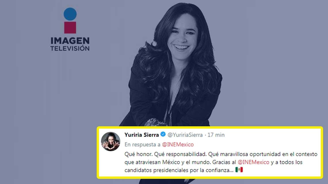 INE da a conocer a moderadores de 2do debate presidencial