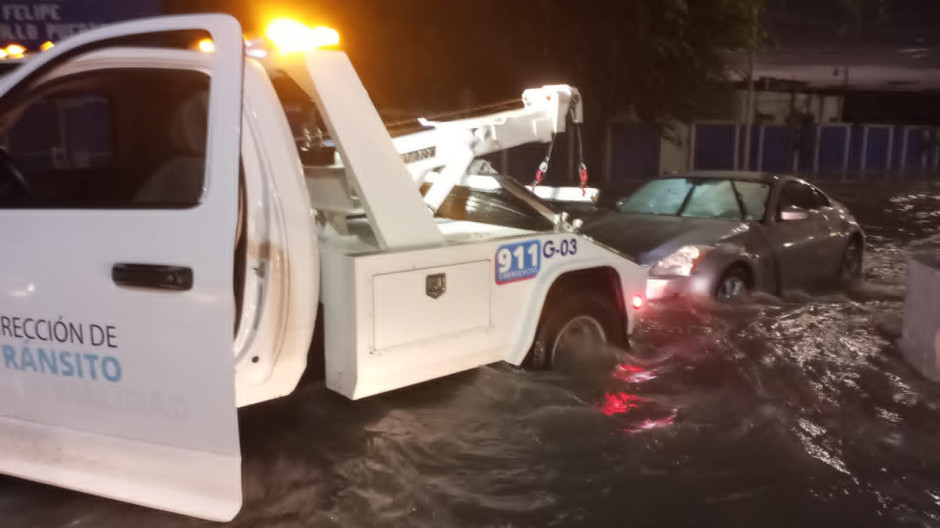 Realizan operativo por tormenta