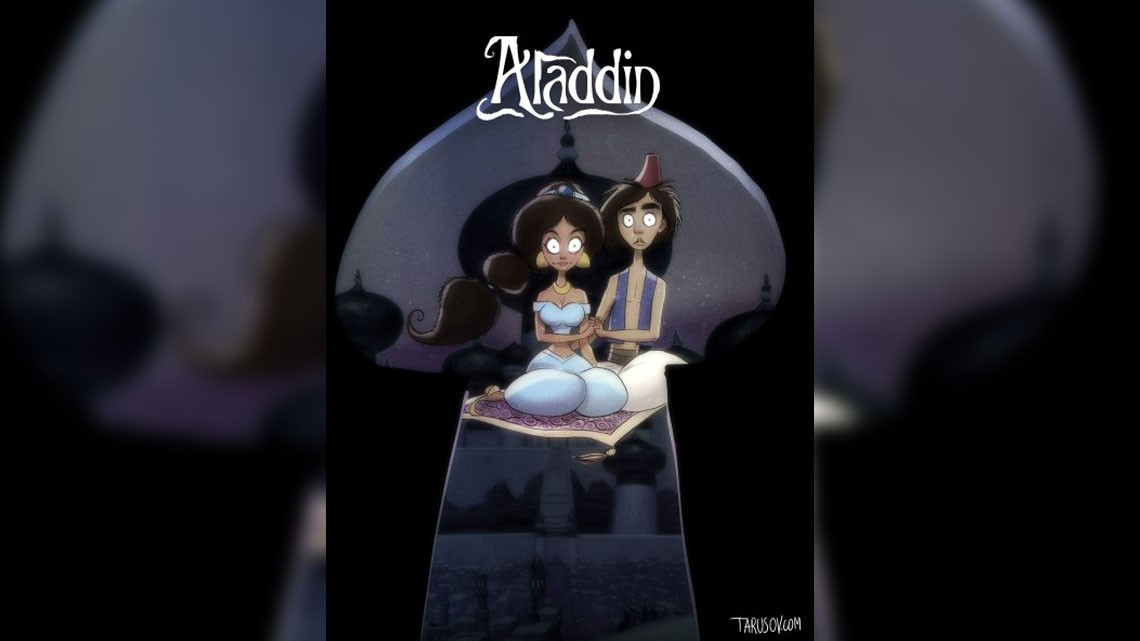 Disney se pinta al estilo de Tim Burton