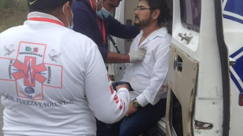 Se accidenta funcionario de Sedesol en Altamira