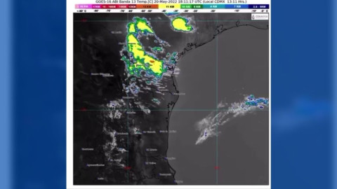 Posibles lluvias y granizo en la región, podría alcanzar a Reynosa 