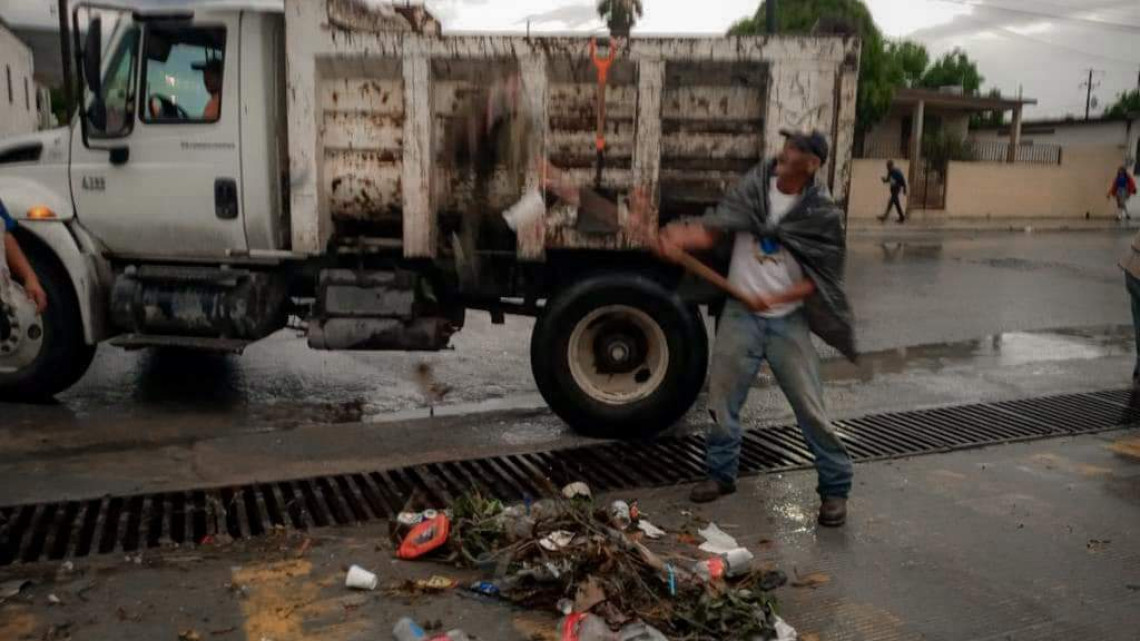 Aplica Gobierno de Reynosa operativo emergente por lluvias