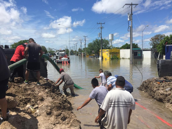 Supervisa la COMAPA Reynosa restablecimiento de servicios