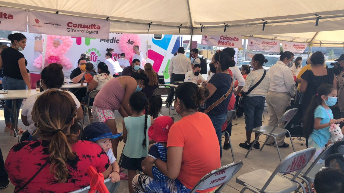 Gobierno de Nuevo Laredo realiza Mega Brigada Médico Asistencial “Rosa”