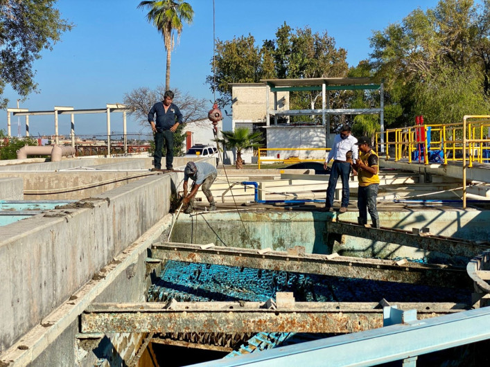 Da Comapa mantenimiento a clarificador en planta centro; no afectará el suministro