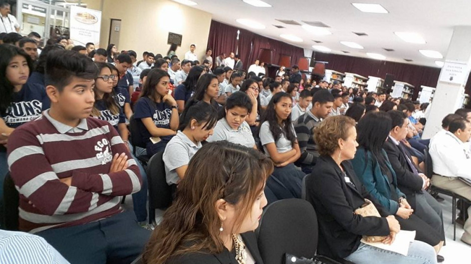 Jóvenes de Matamoros se pronuncian a favor de la paz 