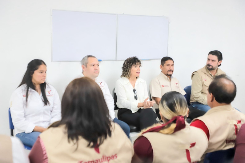 Realiza secretaria Silvia Casas gira de trabajo en Nuevo Laredo