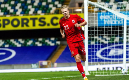 Hat-trick de Haaland ante Rumanía 