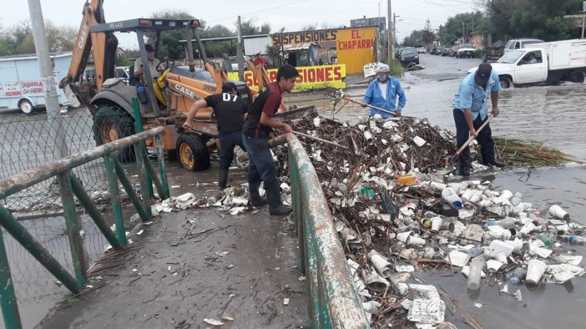 En cuatro días llueven más de 11 pulgadas en Matamoros