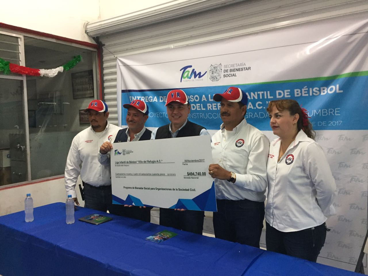 Invierte recursos SEBIEN en infraestructura deportiva