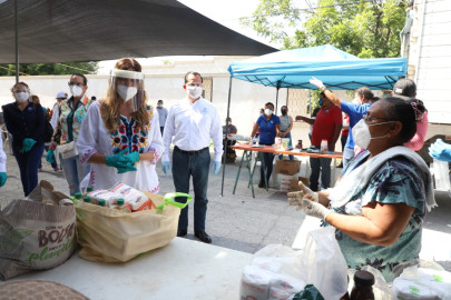 Reconocen reynosenses apoyo alimentario del Gobierno Municipal 