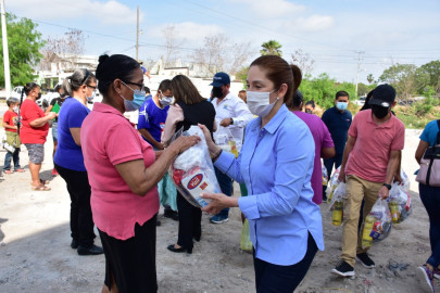 DIF Reynosa apoyó a las familias de la Colonia Campestre