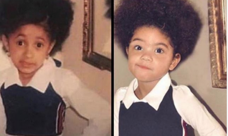 Niña se disfraza de meme