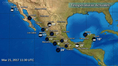 Prevén ambiente caluroso en gran parte del país