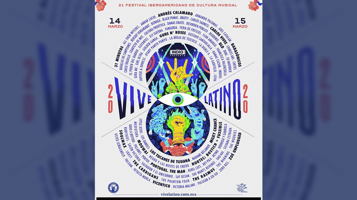 Esta será la alineación oficial para el Vive Latino 2020